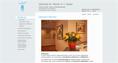 Desktop Screenshot of praxis-zipser.de